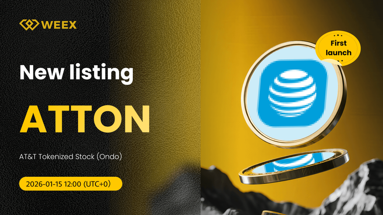 ATTON USDT Live on WEEX Spot: AT&T Tokenized Stock (Ondo) Coin