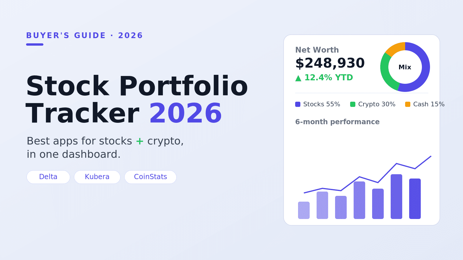 Stock Portfolio Tracker 2026: Best Apps for Stocks and Crypto